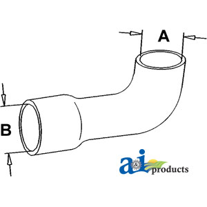 A-704289R2 Radiator Hose, Upper