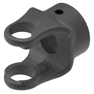 A-800-0615 Round Bore Implement Yoke (w/ Keyway & Set Screw)