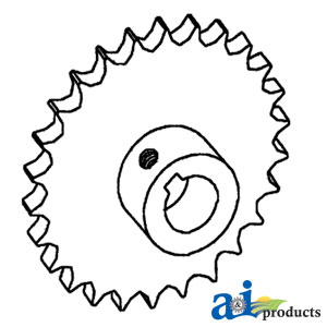 A-1317412C1 Sprocket, Grain Elevator Drive
