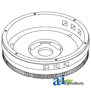 A-AR97317 Flywheel w/ Ring Gear