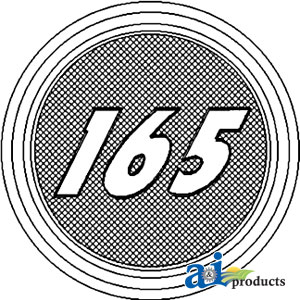 A-194845M2 Hood Medallion (Side)