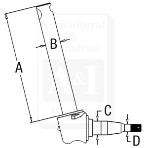 A-183016M92 Spindle (RH/LH)