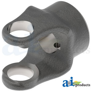 A-10001-1033 Implement Yoke, 1" Round Bore, 1/4" Keyway, W/ Set Screw