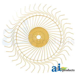 A-P20BG004 Rake Wheel Complete, (LH) w/ 7mm Tines