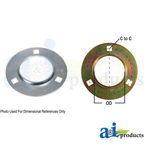 A-F362-I Flange, Bearing; 3 Bolt
