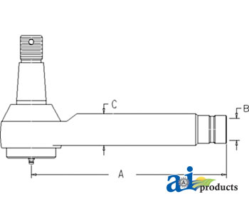 A-RE161022 Tie Rod End (LH)