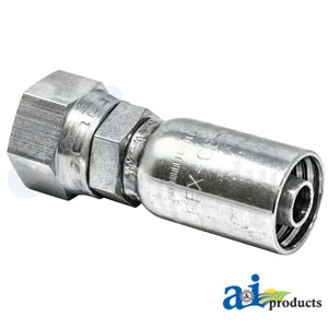A-FFX-08-10 (HC-FFX) Female Seal Lok - Swivel - Straight - Short