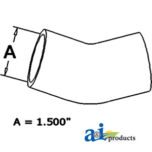 A-827496M1 Radiator Hose, Upper