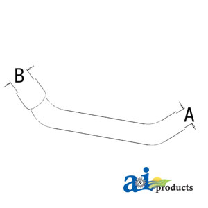 A-400943R1 Radiator Hose, Lower
