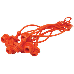 A-P211013 Dust Plug, 1/2", Orange (10 pkg)