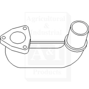 A-3300940M1 Elbow, Exhaust