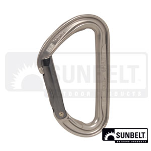 A-B1ABM53S SPIRIT CARABINER, ANODIZED, STRAIGHT GAT