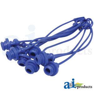 A-P211014 Dust Plug, 1/2", Blue (10 pkg)