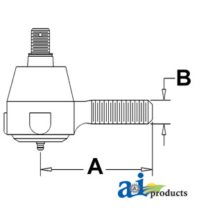 A-3045309R91 Drag Link End