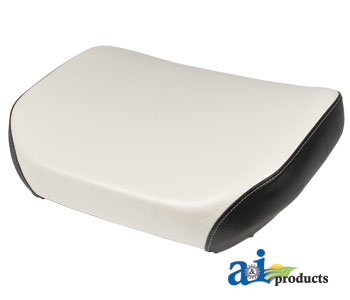 A-388546R91-5 Bottom Cushion, Wood Base, WHT/BLK VINYL