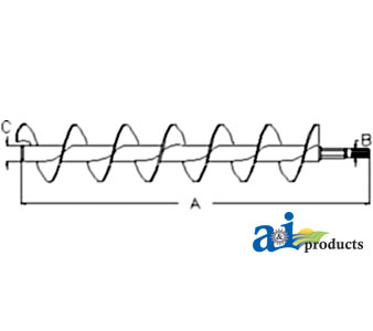 A-AH169061 Auger, Horizontal Unloading; Std. Unloading Rate