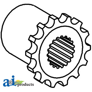 A-107275A Coupling Sprocket (2 used)