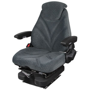 A-F20M5105 Seat, F20 Series, Low Pro Mechanical Suspension, Gray Cloth
