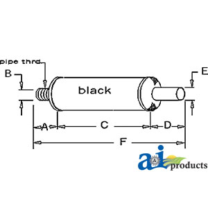 A-521017M91 Muffler