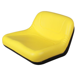 A-AUC13381 Seat, Yellow, Vinyl, Mid Back