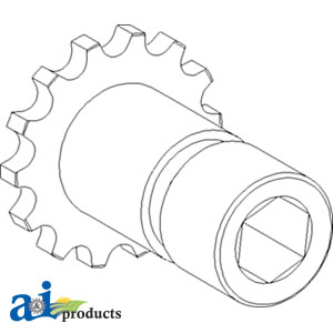 A-AH91784 Sprocket, Drive; 14 Tooth / 60 Chain