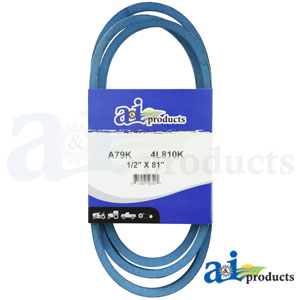 A-A79K Aramid Blue V-Belt (1/2" X 81" )