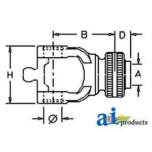 A-573063775 CV QD YOKE
