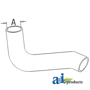 A-2800304M1 Radiator Hose, Top