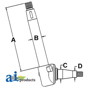 A-674057M93 Spindle (RH)