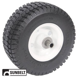 A-B1CO8867 WHEEL-TURF, 9X3.5X4, SOLID, WHITE