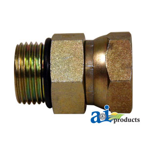 A-43D32 Female NPT Swivel X Male ORB Straight Adapter