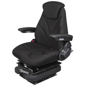 A-F20M5130 Seat, F20 Series w/ Isolator, Low Pro Mechanical Suspension, Black Cloth