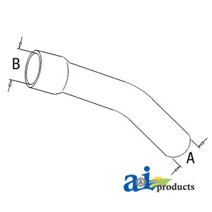 A-R61435 Radiator Hose, Upper