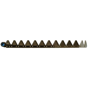 A-831-686 7', Black 12ga under serrated, Bolt-On