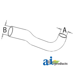 A-520309M91 Radiator Hose, Bottom
