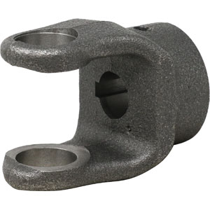 A-10001-1056 Implement Yoke, 3/4" Round Bore, 1/4" Keyway, W/ Set Screw