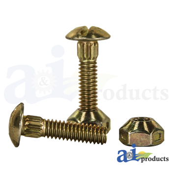 A-904-524 (25) 7/32 x 7/8" Bolt & Nut
