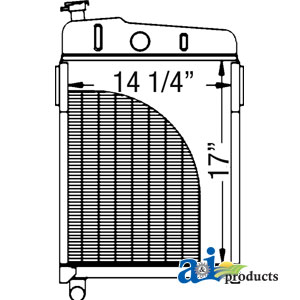 A-AT10299 Radiator; Short Filler Neck