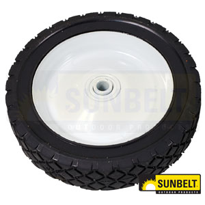 A-B1SB272 WHEEL-DECK, 7X1.5, DIAMOND, STEEL,WHITE