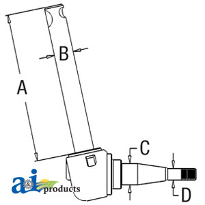 A-508546M92 Spindle (RH/LH)