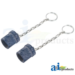 A-5209-3 Dust Cap w/Chain, 3/8" (2 pkg)