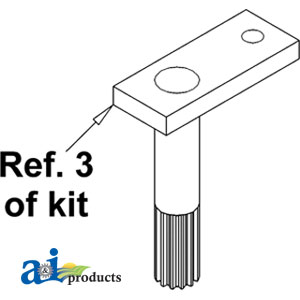 A-398291R2 Shaft & Lever