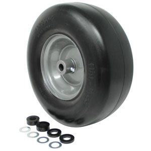 A-B1FP1345 Wheel, 13x5-6, Smooth, Flat-Proof, Grey (Retail Packaged)