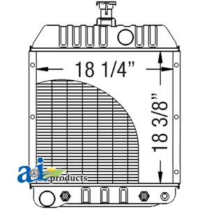A-579339M91 Radiator w/ Oil Cooler
