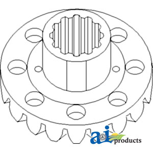 A-5103869 Gear, Side (Diff Lock Holes)