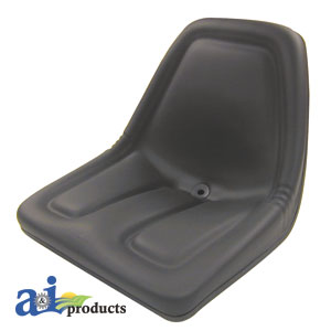A-TM333BL Michigan Style Seat, w/o Slide Track, BLK