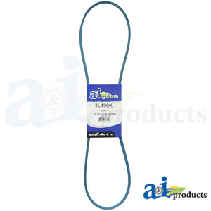 A-3L490K Aramid Blue V-Belt (3/8" X 49" )