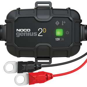 A-GENIUS2D NOCO 2A Battery Charger, Direct Mount
