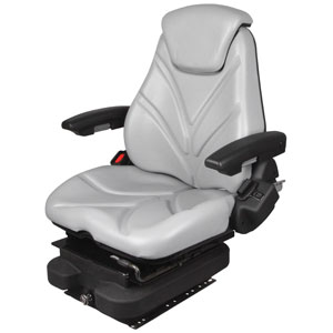 A-F20A5020 Seat, F20 Series, Low Pro Air Suspension, Gray Vinyl