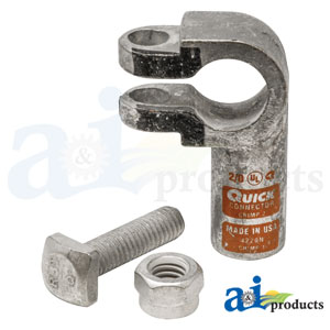 A-4220005N-B Battery Terminal, Neg. Copper Crimp, 2/0 Ga. (5 Pk)